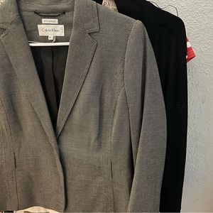 Calvin Klein size 8p blazer grey
